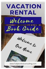 vacation rental welcome book